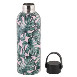 Tropic Hydration Bottle Green Pink Open